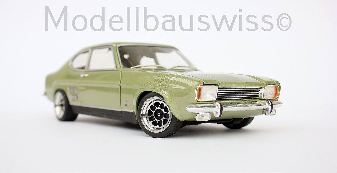 Ford Capri 1700 GT 1969 Grün - Modellbauswiss.ch